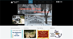 Desktop Screenshot of centerbaptistchurch.com